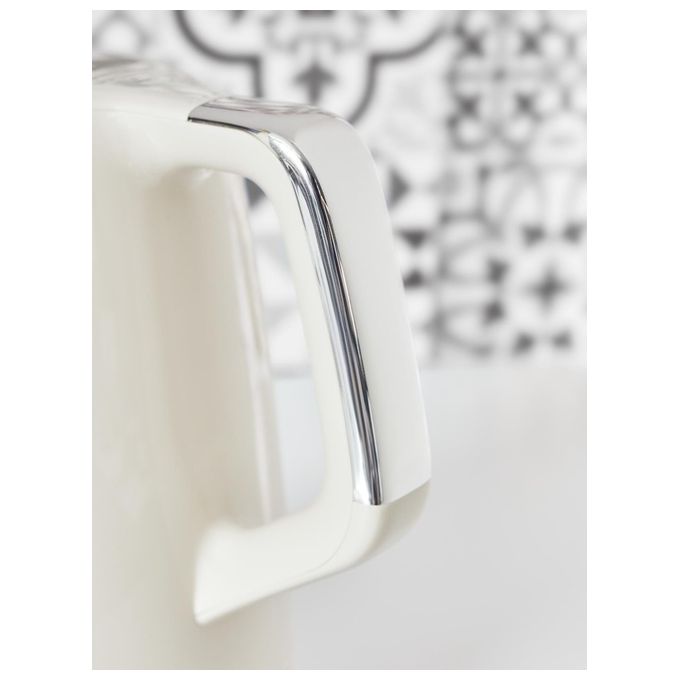 Moulinex BY320 Soleil Bollitore Elettrico 1.7 L 2400 W Coperchio a Cerniera Filtro Anticalcare Base Girevole 360° colore Avorio