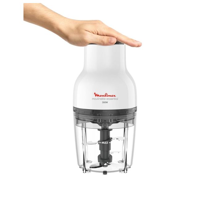 Moulinex DJ520110 Moulinette Essential Mini Tritatutto 3 in 1 300W 0,4 L 4 lame colore Bianco