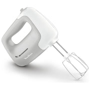 Moulinex HM450B PrepMix Sbattitore Elettrico 450W 5 Velocita' Turbo 2 Fruste 2 Ganci Impastatori Acciaio Inox colore Bianco Grigio
