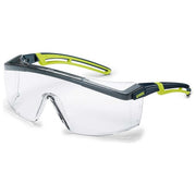 Uvex Astrospec 2.0 Safety Spectacles Anti-Fog Nero-Lime