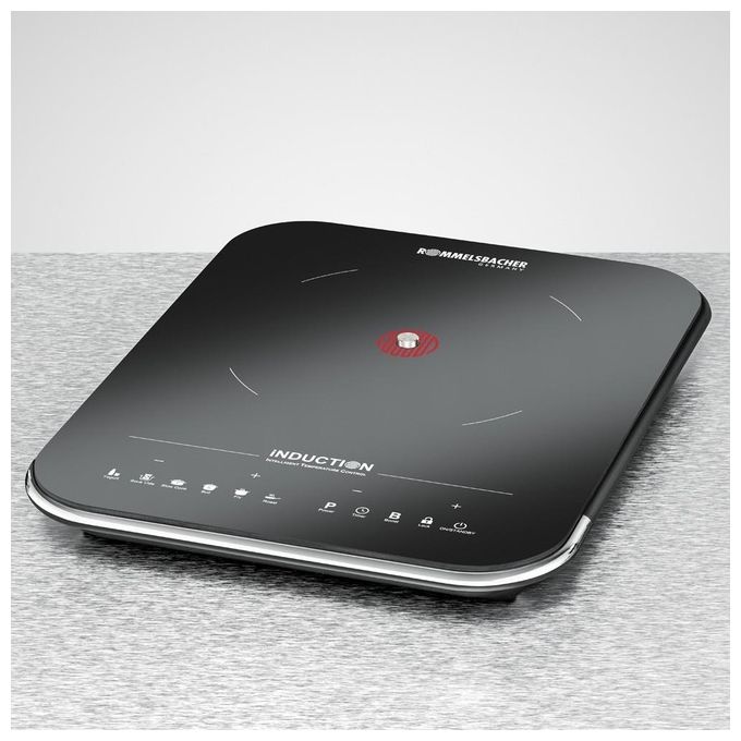 Rommelsbacher CTS 2000-IN Piastra di cottura a induzione 2000 W 1 zona di cottura 10 livelli di potenza colore Nero Argento