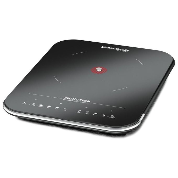 Rommelsbacher CTS 2000-IN Piastra di cottura a induzione 2000 W 1 zona di cottura 10 livelli di potenza colore Nero Argento