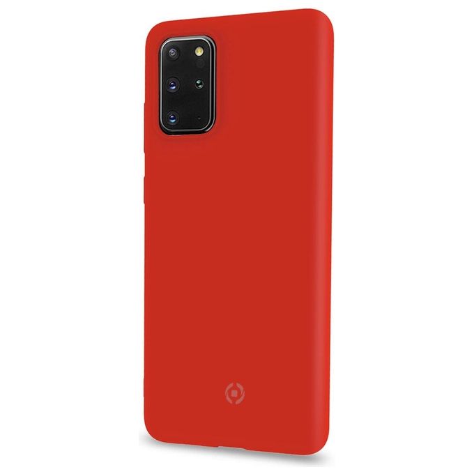 Celly Cover Feeling per Samsung Galaxy s20+ Rosso