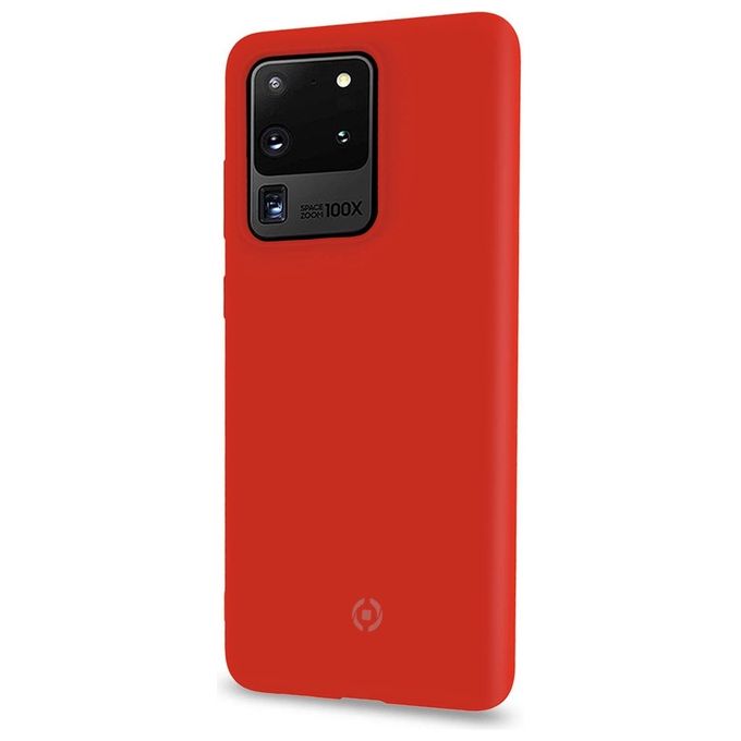 Celly Cover Feeling per Samsung Galaxy s20 Ultra Rosso