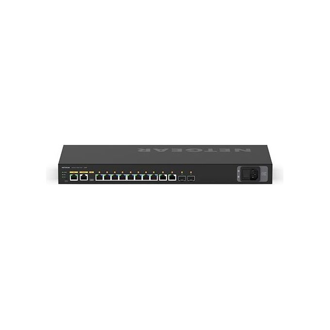 NETGEAR GSM4212P-100NAS M4250 Switch Gestito L2-L3 10 Porte Gigabit Ethernet 2 Slot SFP PoE+ 150 W 1U colore Nero