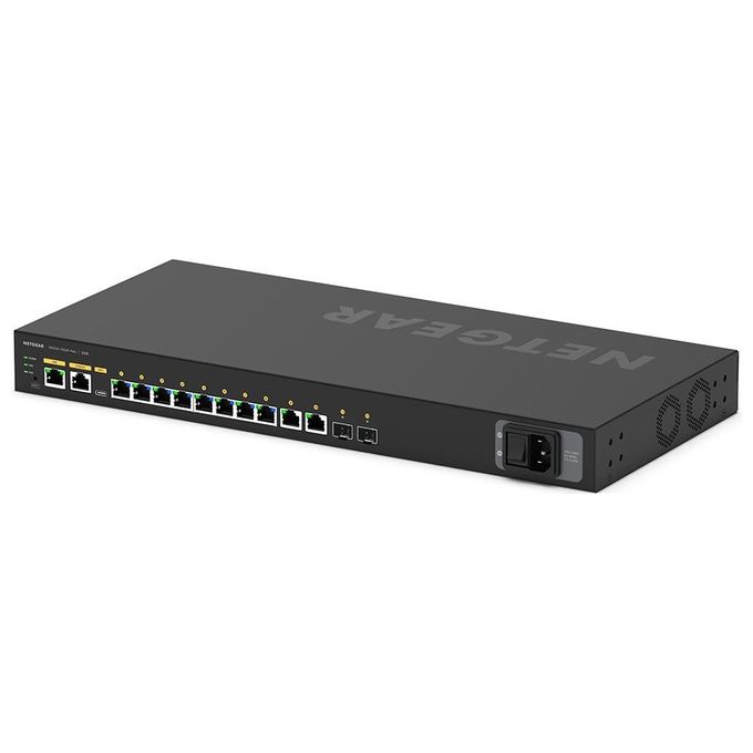 NETGEAR GSM4212P-100NAS M4250 Switch Gestito L2-L3 10 Porte Gigabit Ethernet 2 Slot SFP PoE+ 150 W 1U colore Nero