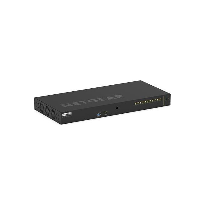 NETGEAR XSM4216F-100EUS XSM4216F Switch Gestito L2-L3 16 Porte SFP+ 320 Gbit-s 238.08 Mpps colore Nero