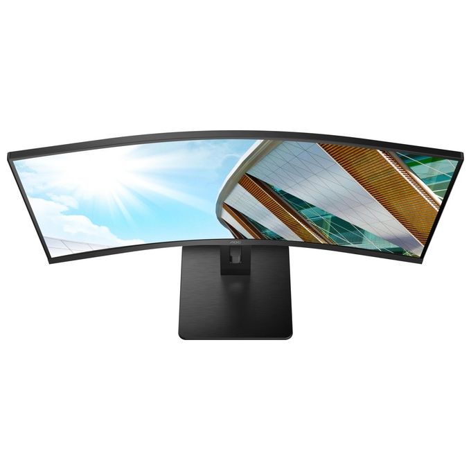 AOC CU34P2A Monitor Curvo 34'' VA WQHD 3440x1440 21:9 100 Hz 4 ms Adaptive Sync Hub USB colore Nero