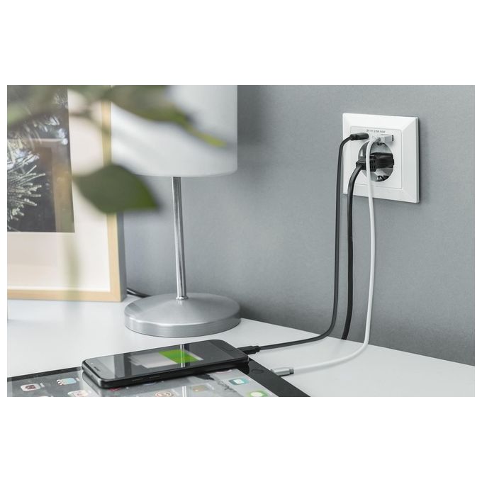 Digitus Digitus Presa di Sicurezza da Incasso con 1 Usb Type-C 1 Usb A