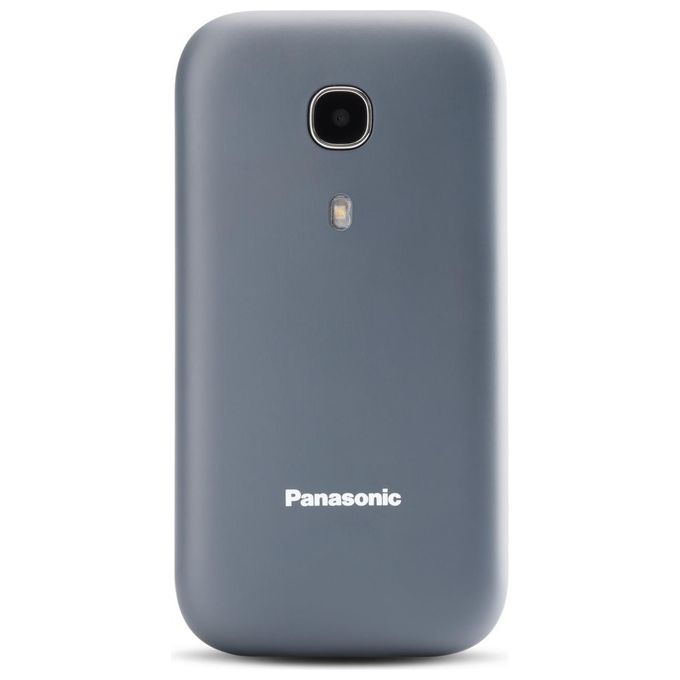 Panasonic KX-TU400EXG Cellulare a Conchiglia Senior SOS Display 2.4'' Bluetooth Fotocamera Batteria 450h colore Grigio