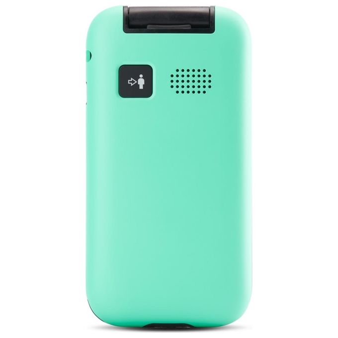 Panasonic KX-TU400EXC Telefono Cellulare Senior Clamshell Display 2.4'' Funzione SOS Bluetooth Resistente agli Urti colore Tiffany