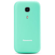 Panasonic KX-TU400EXC Telefono Cellulare Senior Clamshell Display 2.4'' Funzione SOS Bluetooth Resistente agli Urti colore Tiffany