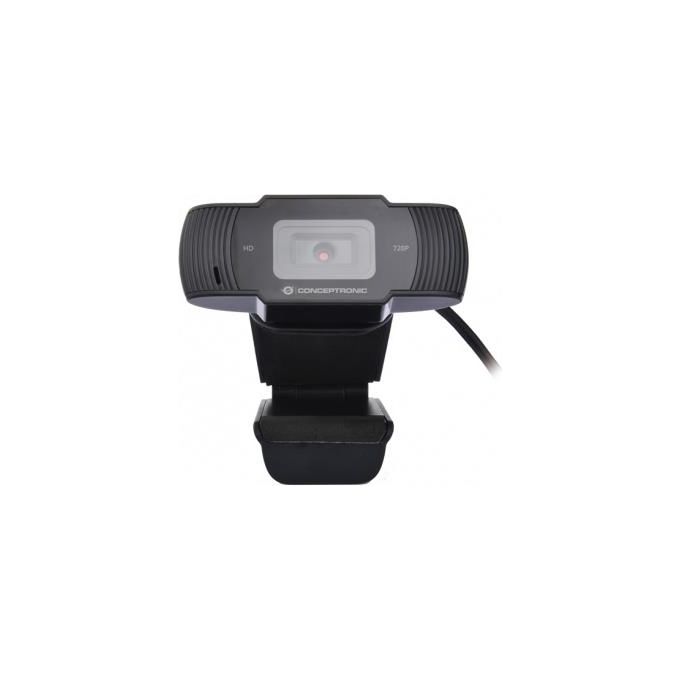 Conceptronic AMDIS 720P HD Webcam con Microfono 1280x720 Pixel Usb 2.0 Nero