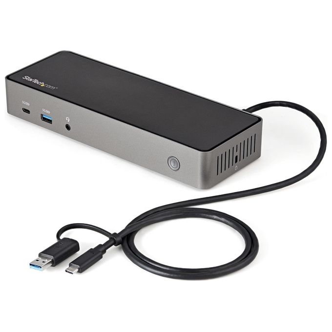 StarTech DK31C3HDPDUE Docking Station USB-C USB-A Triplo Monitor 4K 60Hz 85W Power Delivery 6x USB GbE colore Nero