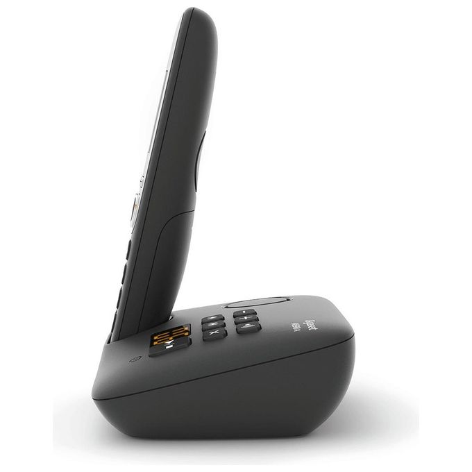 Gigaset S30852-H2830-B101 A690A Telefono Cordless Analogico con Segreteria Telefonica Vivavoce ECO DECT colore Nero