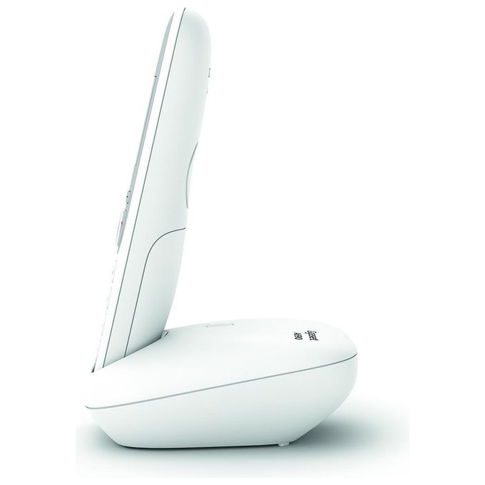 Gigaset S30852-H2810-B102 A690 Telefono senza fili DECT con schermo LCD e tastiera illuminata colore Bianco
