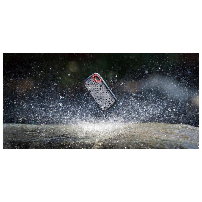 SanDisk SDSSDE61-1T00-G25 Extreme Portable V2 SSD Esterno 1TB USB 3.2 Gen 2 1050 MB-s NVMe Resistente IP55 colore Nero