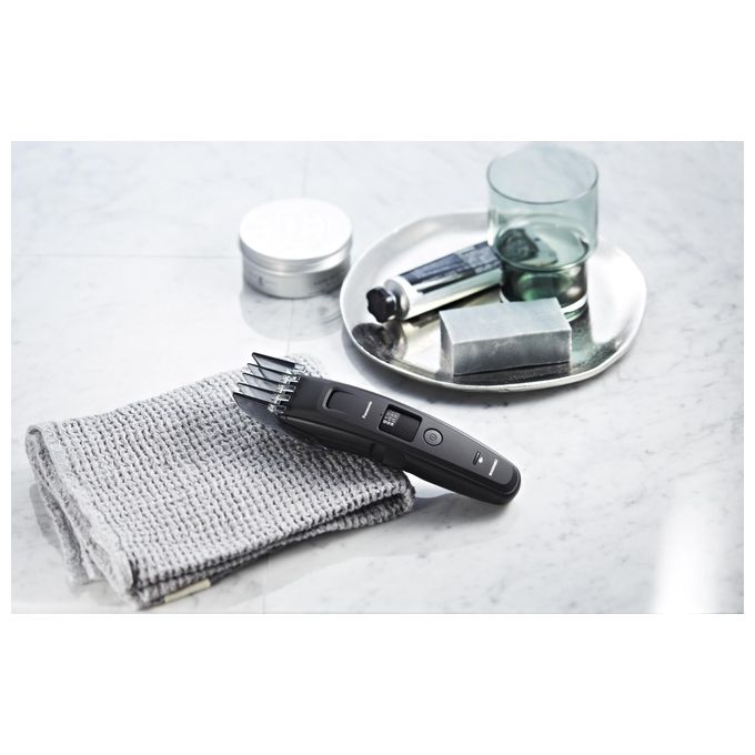 Panasonic ER-GB86-K503 Regolabarba 57 lunghezze 0,5 mm a 3 cm lame acciaio inox autonomia 50 min colore Nero