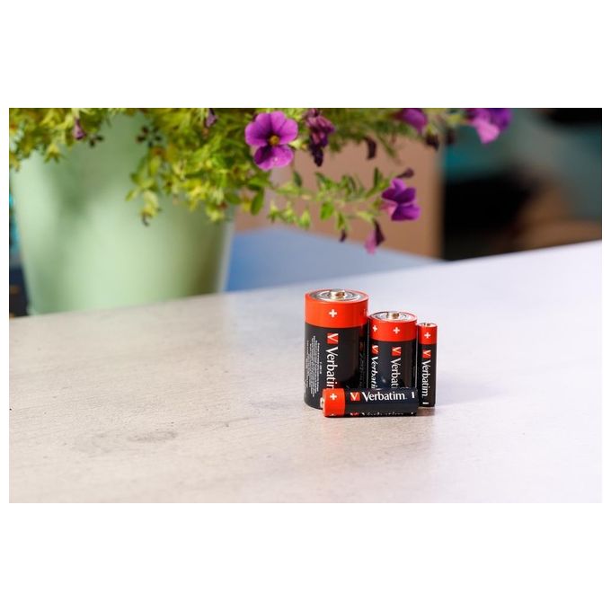 Verbatim Batterie Alcaline Micro AAA LR 03 PVC Box 24 Pezzi