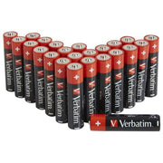 Verbatim Batterie Alcaline Micro AAA LR 03 PVC Box 24 Pezzi