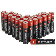 Verbatim Batterie Alcaline Mignon AA LR6 24 Pezzi