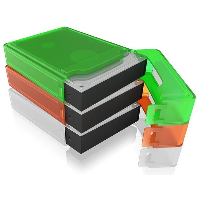 RaidSonic ICY BOX IB-AC602b-6 Cover in Plastica per Hard Disk 3.5'' 6 Pezzi