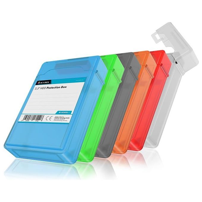 RaidSonic ICY BOX IB-AC602b-6 Cover in Plastica per Hard Disk 3.5'' 6 Pezzi