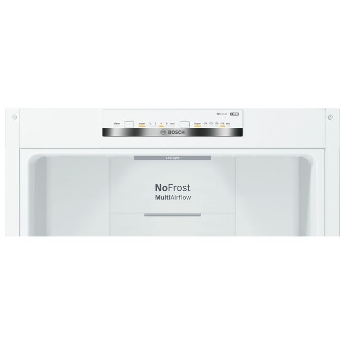 Bosch KGN39VWEQ Serie 4 Frigorifero Combinato 368 L 203 cm Classe E 39 dB Total No Frost Multi Airflow colore Bianco