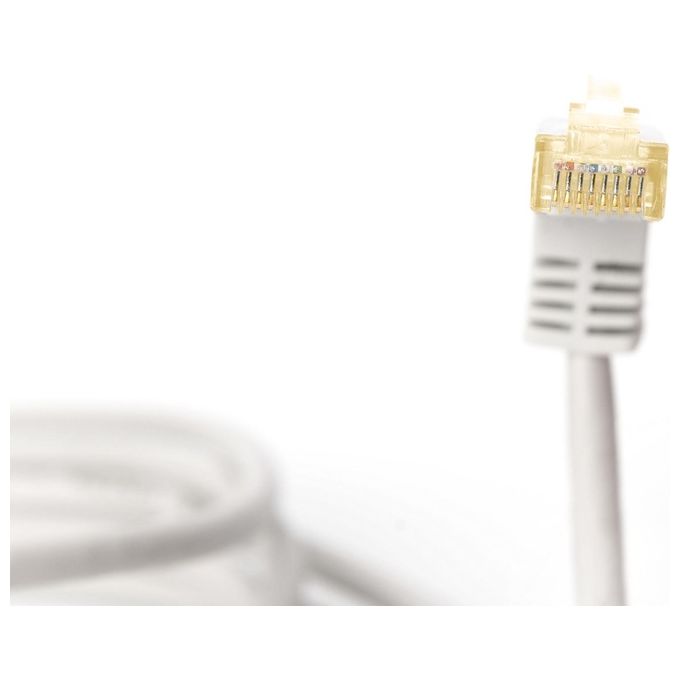 DIGITUS cavo rete s-ftp cat.6a doppia schermatura lsoh colore grigio mt. 15 connettore 90°