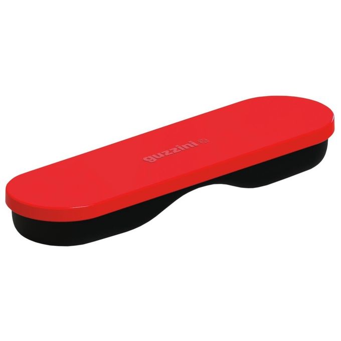 Guzzini On The Go Posate da Viaggio Spalvieri e Del Ciotto 19x5,5x2cm Rosso