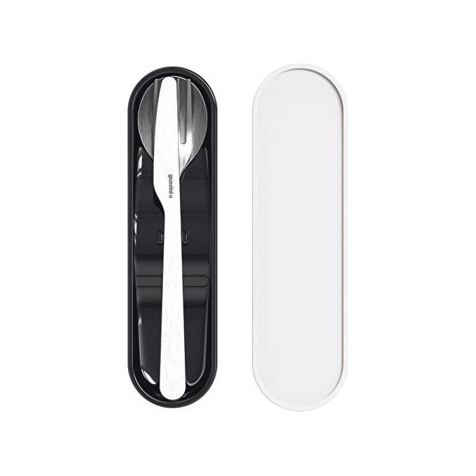 Guzzini On The Go Posate da Viaggio 19x5,5x2cm Bianco