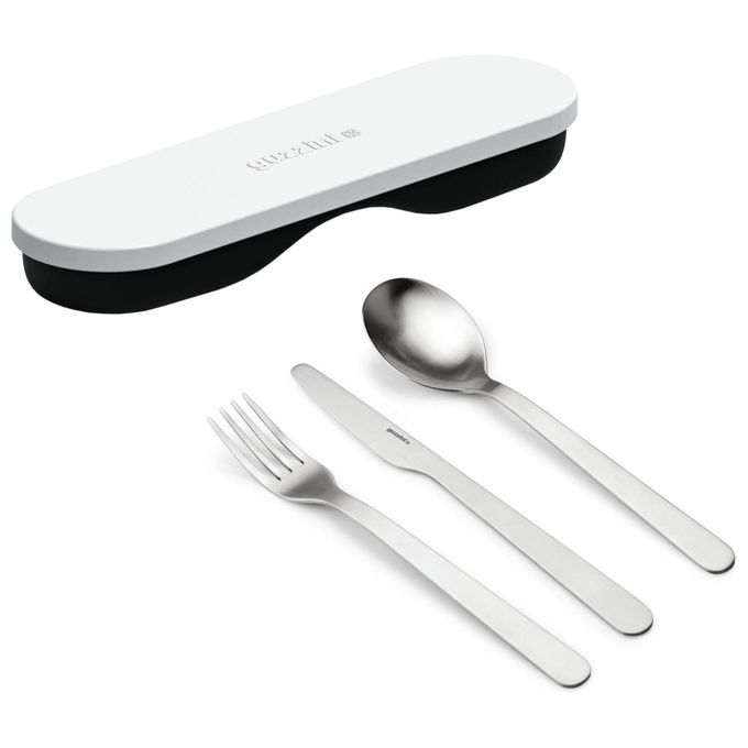 Guzzini On The Go Posate da Viaggio 19x5,5x2cm Bianco
