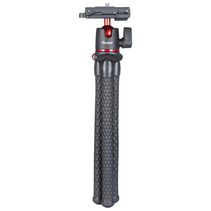 Rollei Monkey Pod 2 Mini Treppiede Flessibile con Supporto per Smartphone Testa a Sfera e Connettore da 1-4
