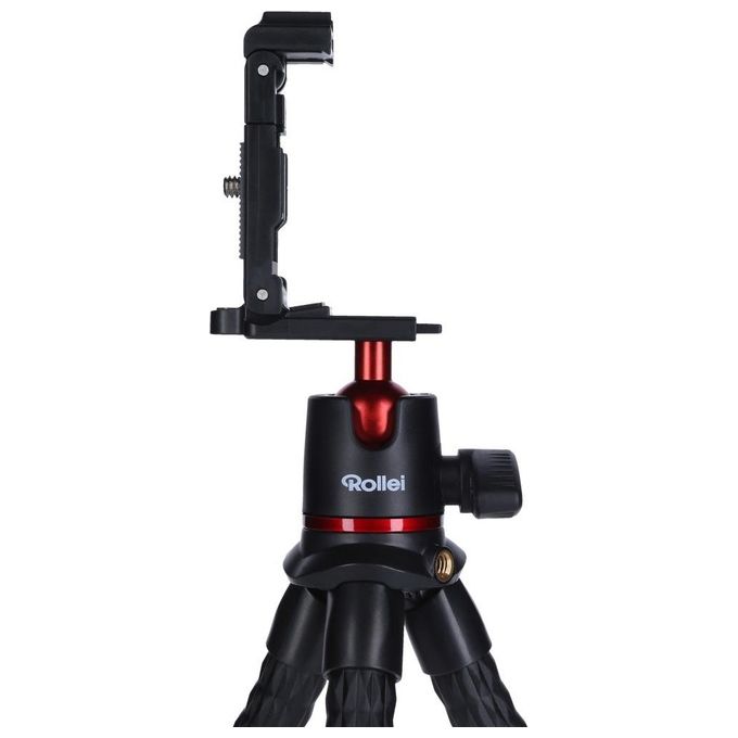 Rollei Monkey Pod 2 Mini Treppiede Flessibile con Supporto per Smartphone Testa a Sfera e Connettore da 1-4