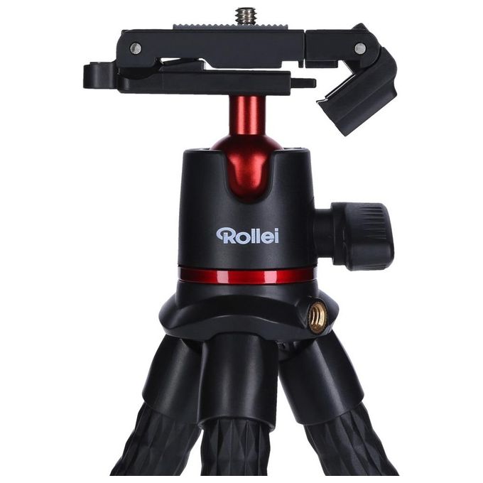 Rollei Monkey Pod 2 Mini Treppiede Flessibile con Supporto per Smartphone Testa a Sfera e Connettore da 1-4