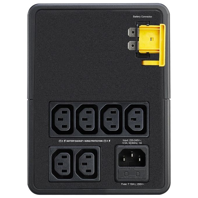 APC BVX1200LI Easy UPS Gruppo di Continuita' 1200 VA 650 W AVR 6 Uscite IEC Linea Interattiva colore Nero