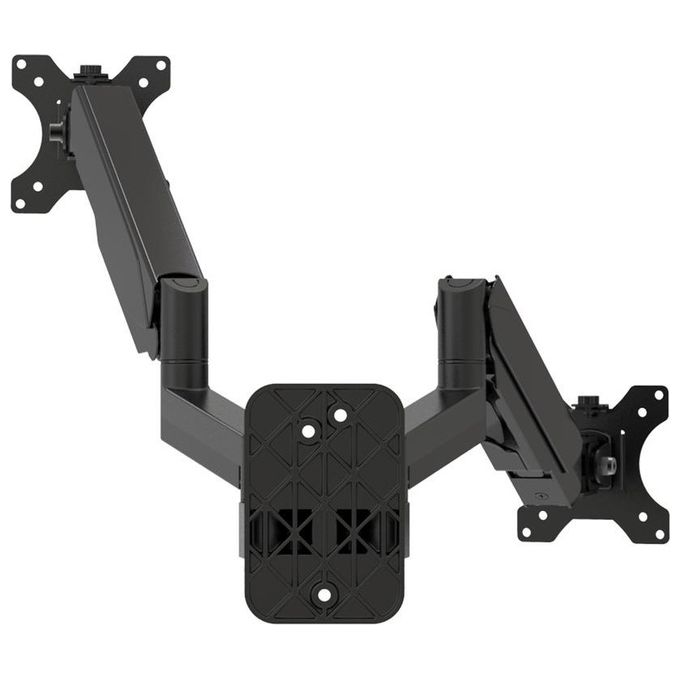 Multibrackets 0037 M Monitormount Wall Basic Dual Supporto Monitor a Parete Doppio 17'' 32'' VESA 75x75 100x100 16 Kg colore Nero