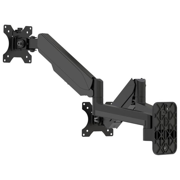 Multibrackets 0037 M Monitormount Wall Basic Dual Supporto Monitor a Parete Doppio 17'' 32'' VESA 75x75 100x100 16 Kg colore Nero