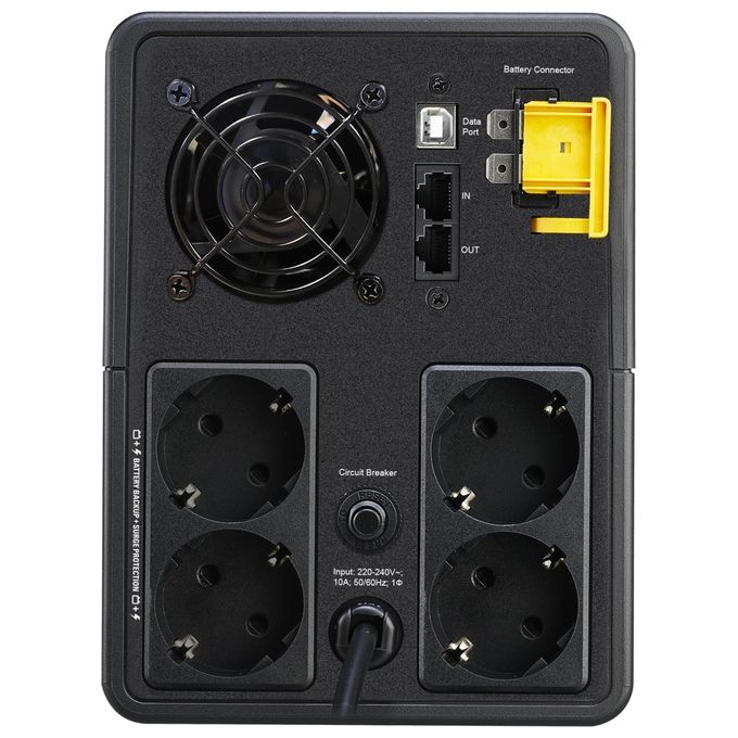 APC Gruppo di Continuita' BX2200MI-GR, 2200VA 1200W, Line Interactive, 4 Prese AC
