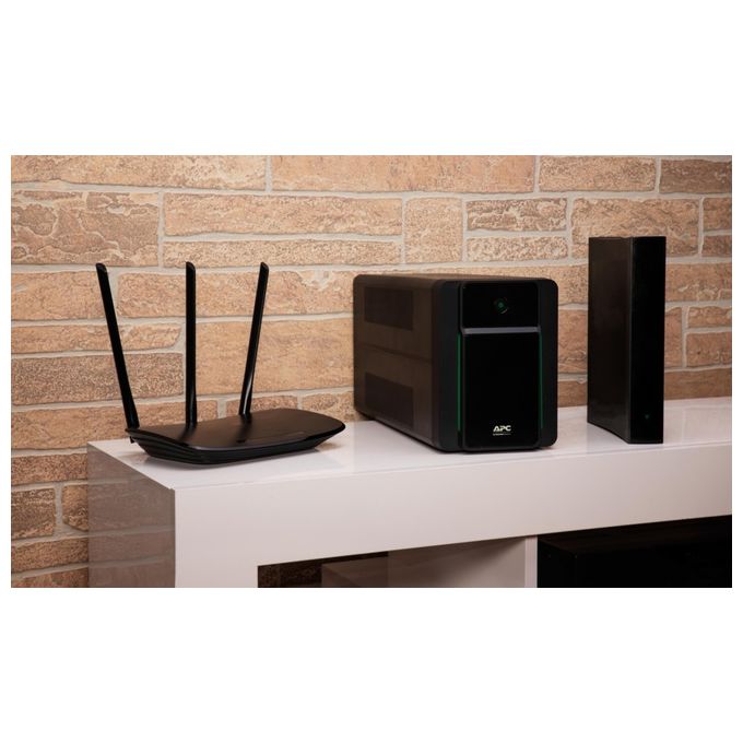 APC BX1200MI-GR Back-UPS Gruppo di Continuita' UPS 1200 VA 650 W AVR 4 Prese Schuko Protezione Sovratensioni colore Nero