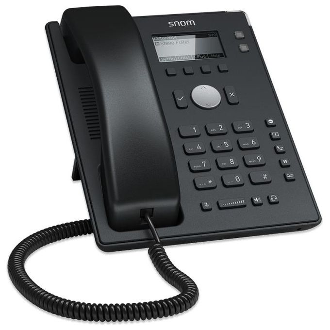 Snom D120 Telefono IP Cornetta Cablata 2 Linee Nero