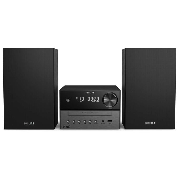 Philips TAM3505-12 Microsistema Audio per la Casa 18 W Bluetooth DAB DAB+ FM Lettore CD USB colore Nero Grigio