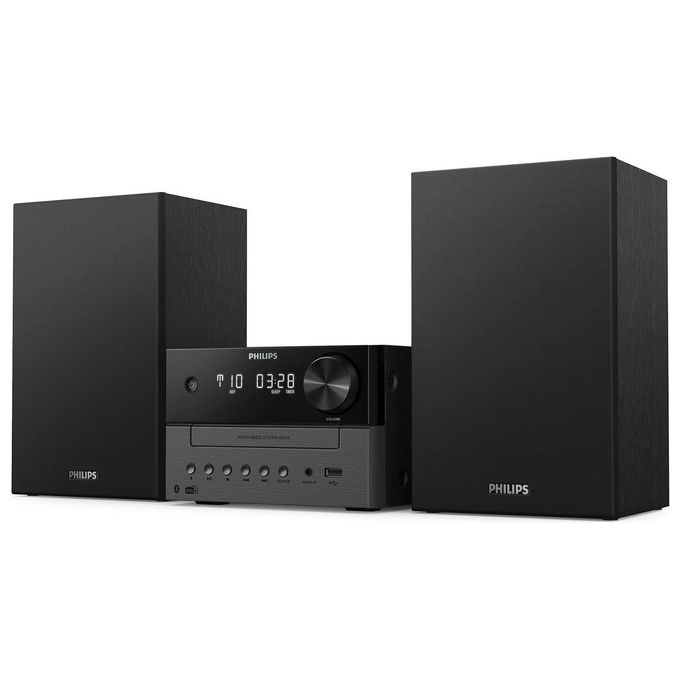 Philips TAM3505-12 Microsistema Audio per la Casa 18 W Bluetooth DAB DAB+ FM Lettore CD USB colore Nero Grigio