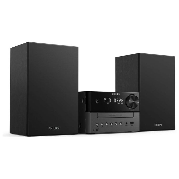 Philips TAM3505-12 Microsistema Audio per la Casa 18 W Bluetooth DAB DAB+ FM Lettore CD USB colore Nero Grigio