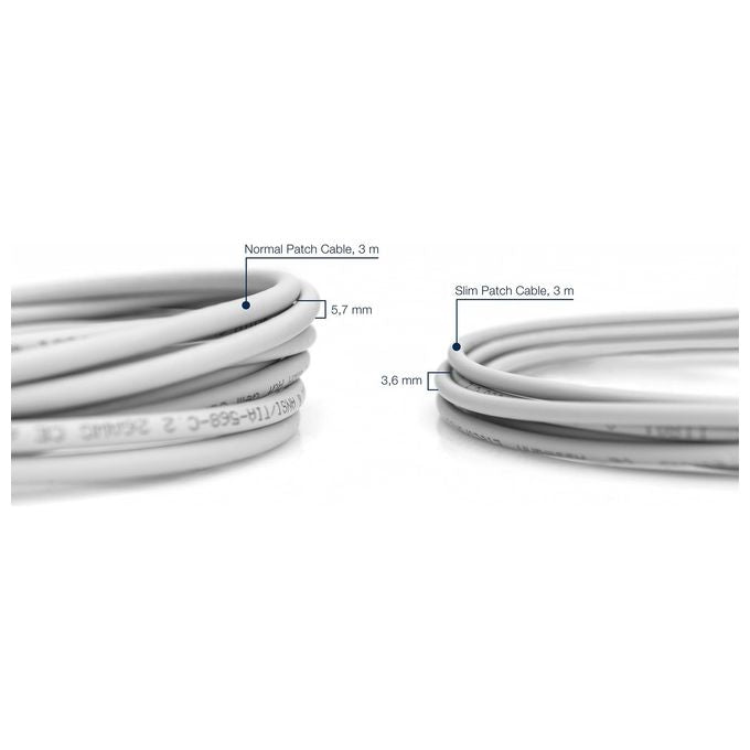 Digitus Cavo di Rete Cat 6a U-Utp Slim Lszh 7mt