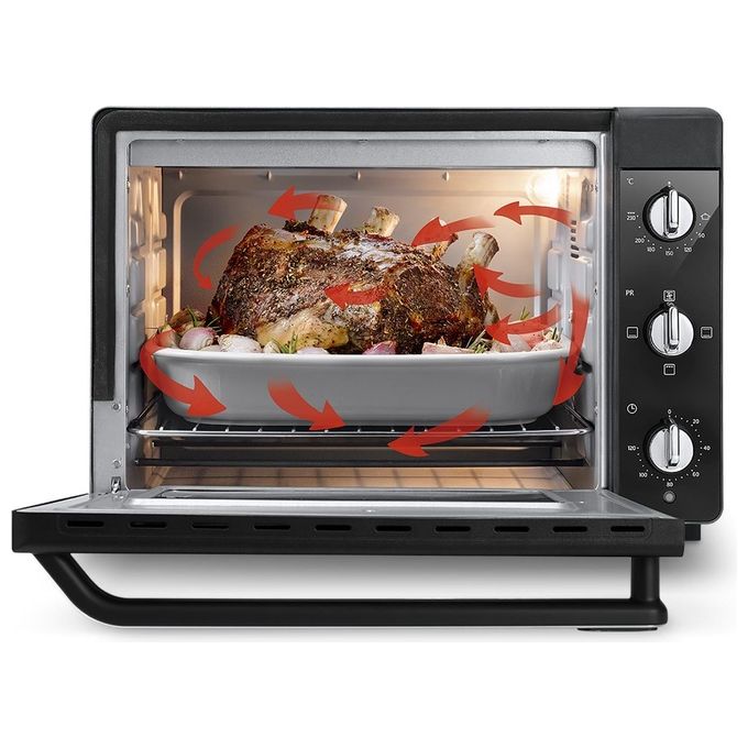 De'Longhi EO40112.BK Forno Elettrico Ventilato 40 L 2000 W Grill Convezione Timer 120 min colore Nero