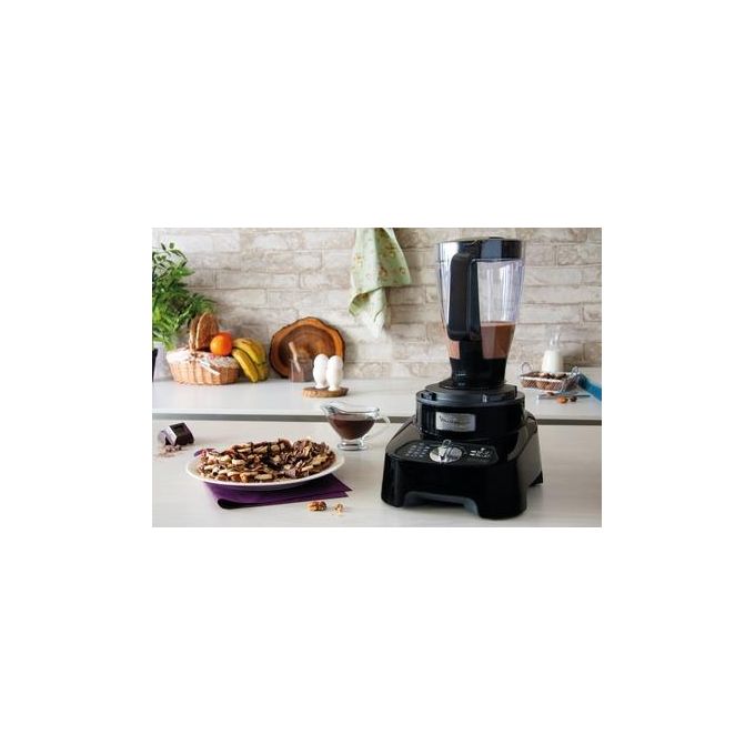 Moulinex FP8218 DoubleForce Robot da Cucina Multifunzione 1000 W Ciotola 3 L Frullatore 2 L 6 Velocita' 28 Funzioni Lame PowelixLife colore Nero