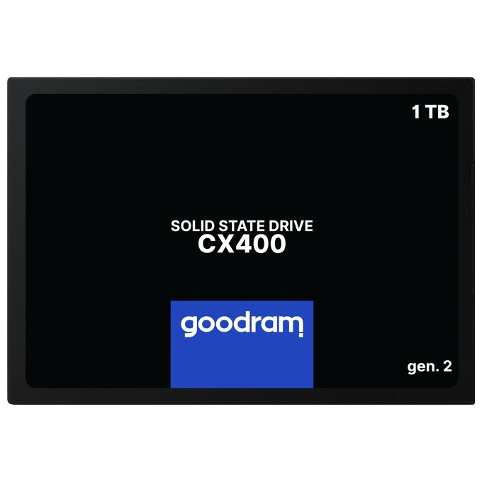 Goodram 14879166 CX400 Gen.2 SSD SATA III 2,5'' 1TB 3D TLC NAND colore Nero