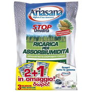 Henkel Ricarica Sale Assorbiumidita' Confezione 3 Buste da 450gr Profumazione Pino Ariasana