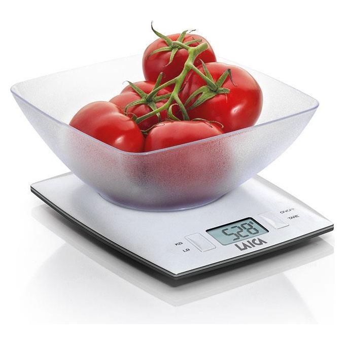 Laica Ks1313 Bilancia da Cucina digitale, Portata 3 Kg Bianca